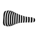 Black And White Torus Illusion Print Bicycle Seat Cover