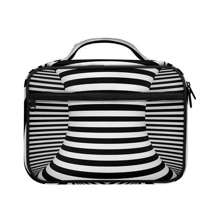 Black And White Torus Illusion Print Briefcase Bible Bag