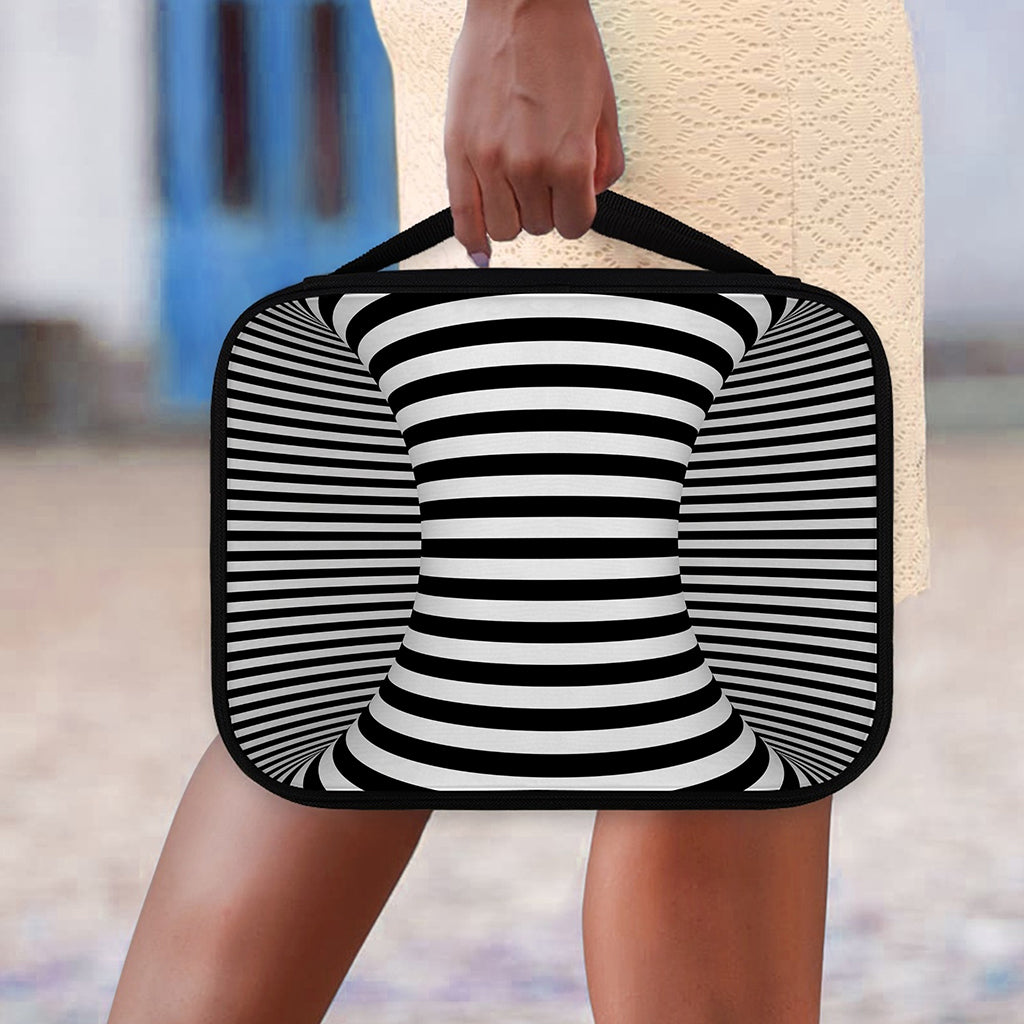 Black And White Torus Illusion Print Classic Bible Case