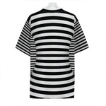 Black And White Torus Illusion Print Hawaiian Shirt