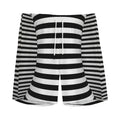 Black And White Torus Illusion Print Men's Athletic Shorts