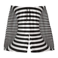 Black And White Torus Illusion Print Men's Swim Trunks