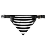 Black And White Torus Illusion Print Over The Collar Dog Bandana