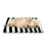 Black And White Torus Illusion Print Pet Cooling Mat Cover