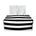 Black And White Torus Illusion Print Rectangle Tissue Box Cover