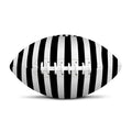 Black And White Torus Illusion Print Rugby Ball