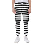 Black And White Torus Illusion Print Scuba Joggers