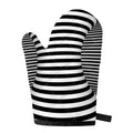 Black And White Torus Illusion Print Single Oven Mitt