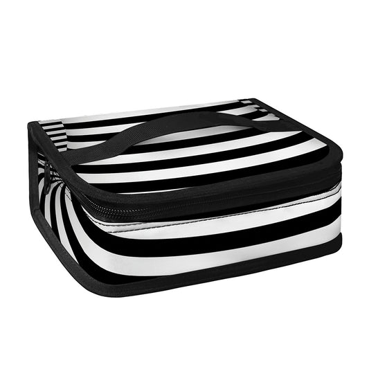 Black And White Torus Illusion Print Small Lunch Bag