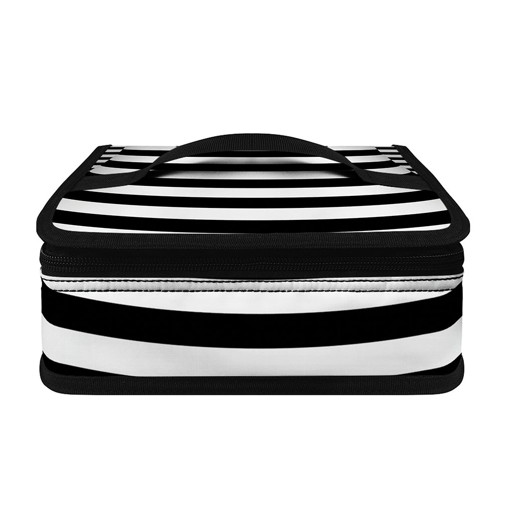 Black And White Torus Illusion Print Small Lunch Bag