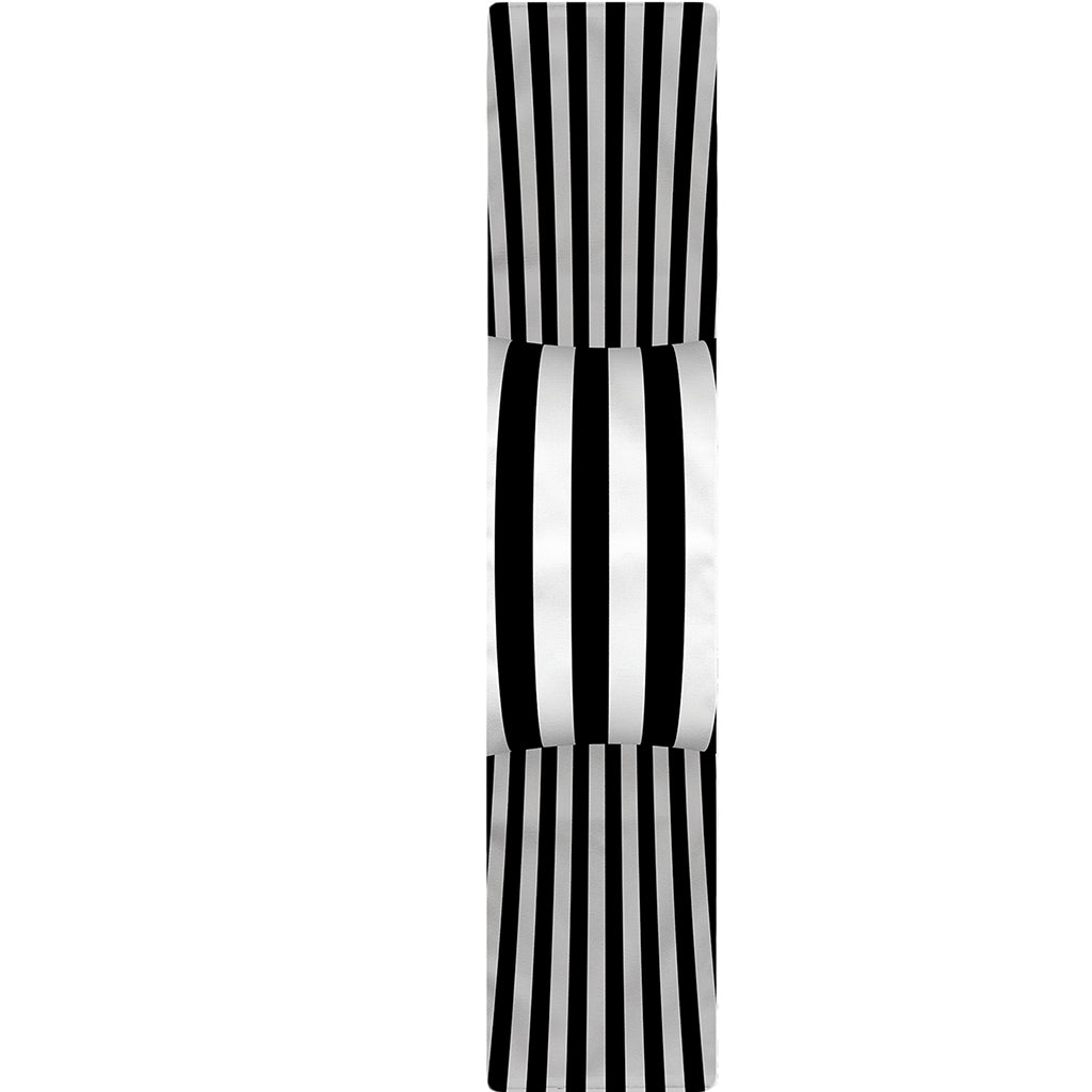 Black And White Torus Illusion Print Table Runner
