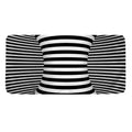 Black And White Torus Illusion Print Towel