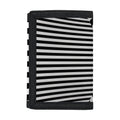 Black And White Torus Illusion Print Trifold Wallet
