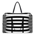 Black And White Torus Illusion Print Utility Tote Bag