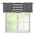 Black And White Torus Illusion Print Window Valance