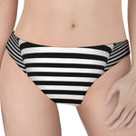 Black And White Torus Illusion Print Women's Thong