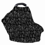 Black And White Totem Pattern Print Baby Seat Cover