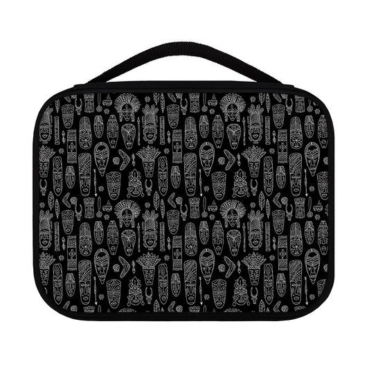 Black And White Totem Pattern Print Classic Bible Case