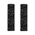 Black And White Totem Pattern Print Handle Covers