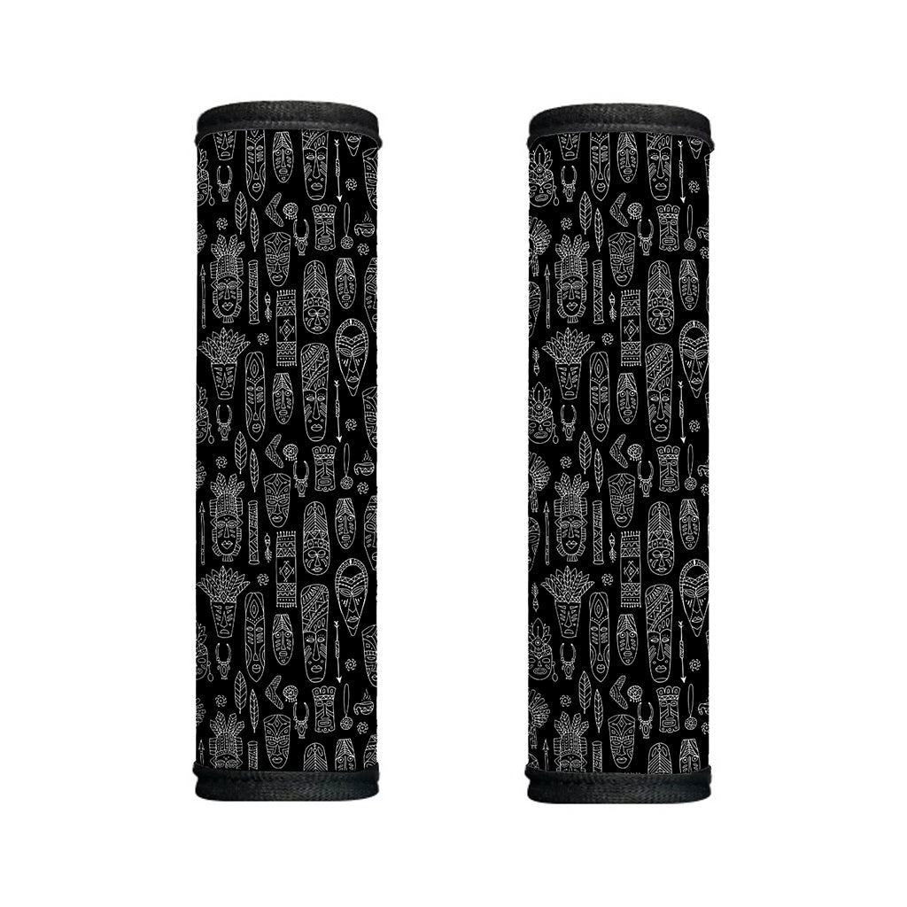Black And White Totem Pattern Print Handle Covers