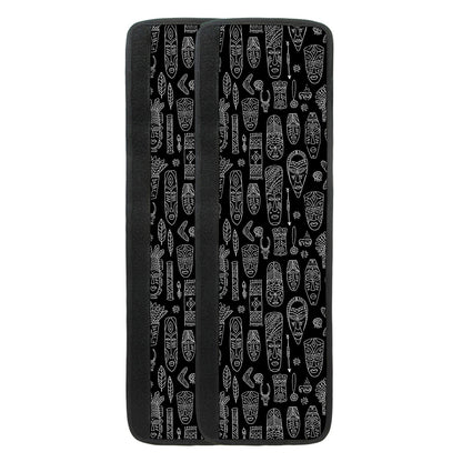 Black And White Totem Pattern Print Refrigerator Handle Covers