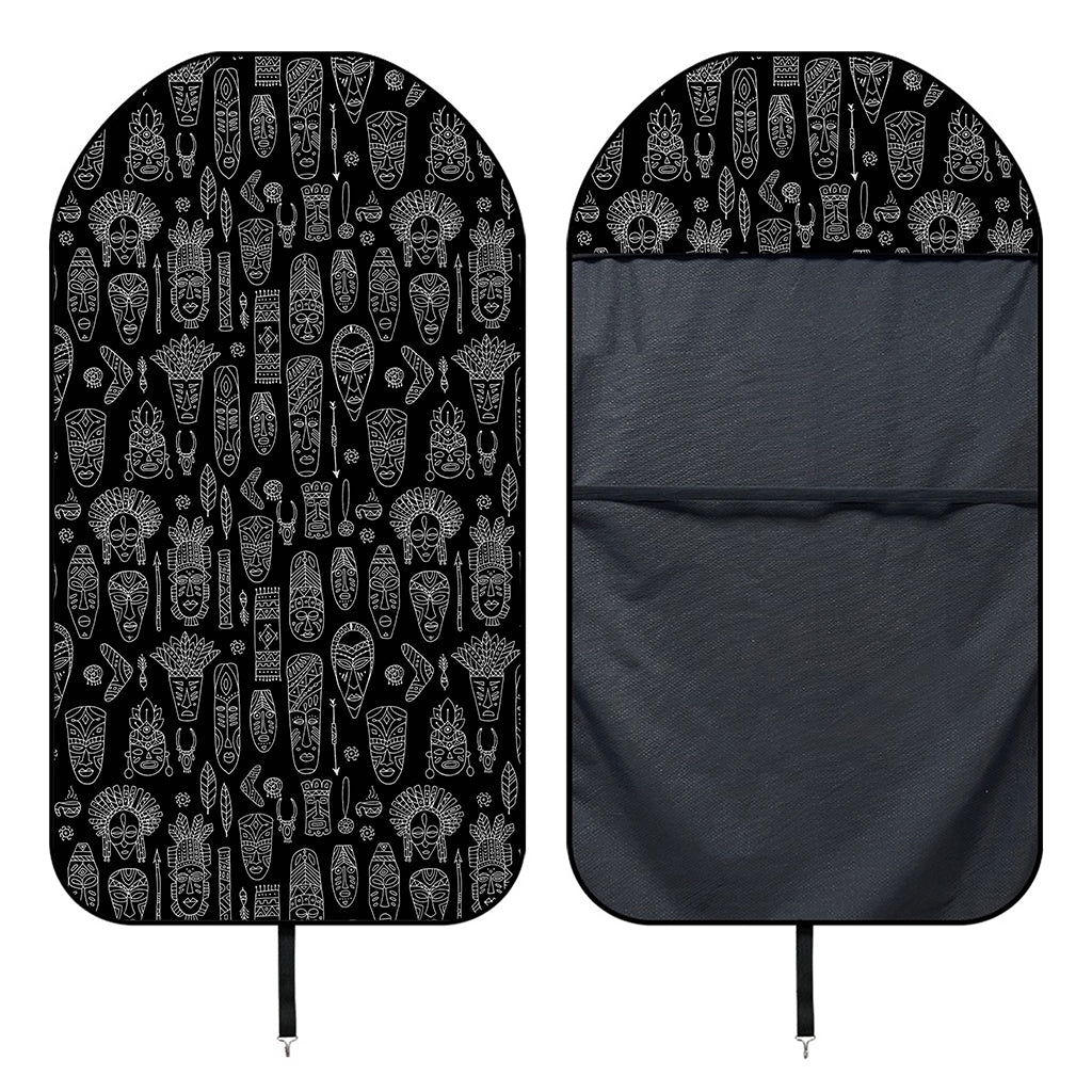 Black And White Totem Pattern Print Waterproof Car Seat Cover