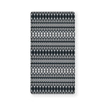 Black And White Tribal Geometric Print Baby Crib Sheet