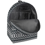 Black And White Tribal Geometric Print Backpack