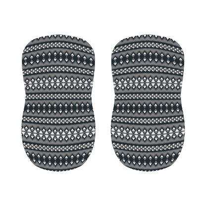 Black And White Tribal Geometric Print Bar Stool Covers