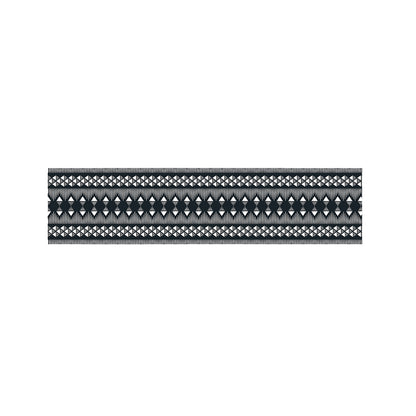 Black And White Tribal Geometric Print Bed Runner
