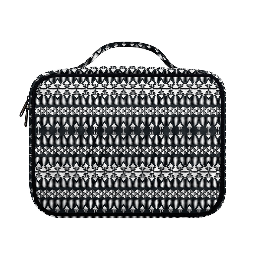 Black And White Tribal Geometric Print Briefcase Bible Bag