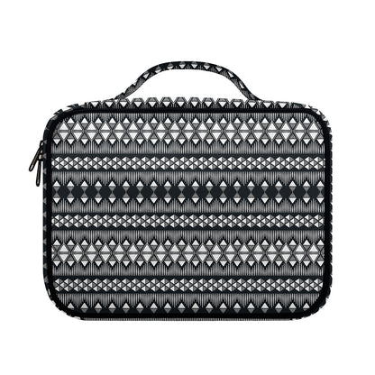 Black And White Tribal Geometric Print Briefcase Bible Bag
