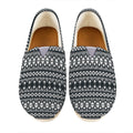 Black And White Tribal Geometric Print Casual Shoes