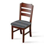Black And White Tribal Geometric Print Chair Cushion Cover