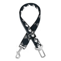 Black And White Tribal Geometric Print Dog Seat Belt