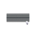Black And White Tribal Geometric Print Extended Mouse Pad
