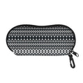 Black And White Tribal Geometric Print Glasses Case