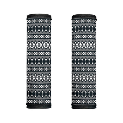 Black And White Tribal Geometric Print Handle Covers