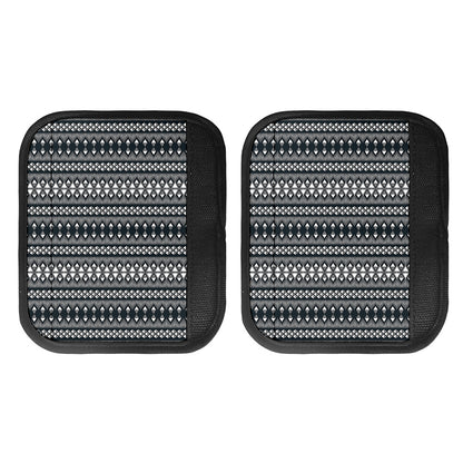 Black And White Tribal Geometric Print Handle Covers