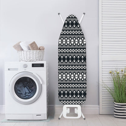 Black And White Tribal Geometric Print Ironing Board Cover