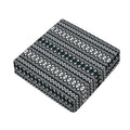 Black And White Tribal Geometric Print Outdoor Seat Cushion Cover