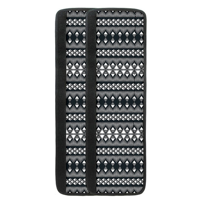 Black And White Tribal Geometric Print Refrigerator Handle Covers