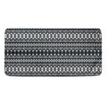 Black And White Tribal Geometric Print Towel