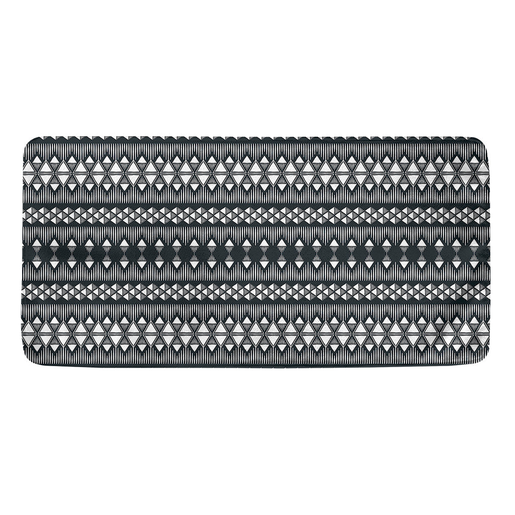 Black And White Tribal Geometric Print Towel