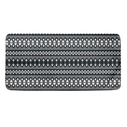 Black And White Tribal Geometric Print Towel