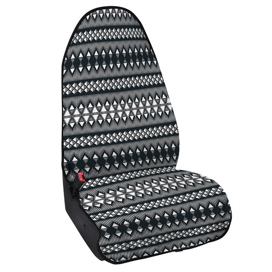 Black And White Tribal Geometric Print Waterproof Car Seat Cover