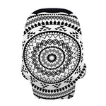 Black And White Tribal Mandala Print Baby Seat Cover