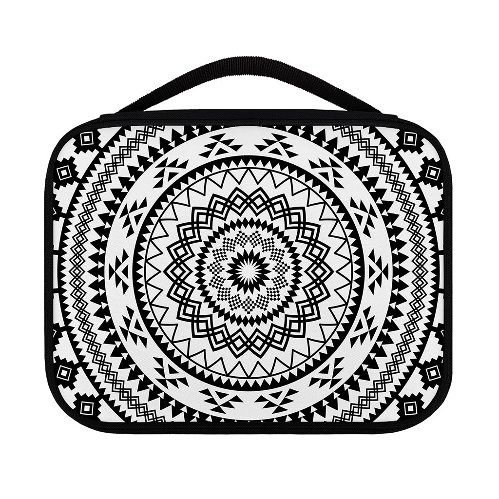 Black And White Tribal Mandala Print Classic Bible Case