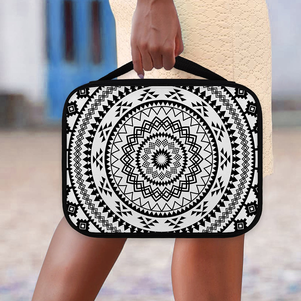 Black And White Tribal Mandala Print Classic Bible Case