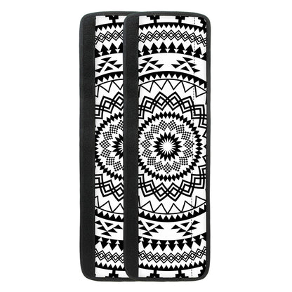 Black And White Tribal Mandala Print Refrigerator Handle Covers